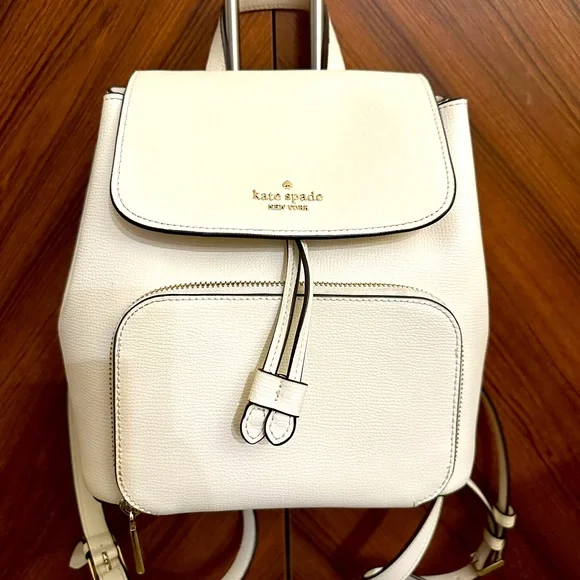 kate spade | Bags | Kate Spade Cream Backpack Owned Less 